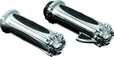 Kuryakyn Chrome Zombie Grips With Throttle Boss Dual Cable 6295
