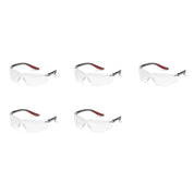 Set of 5 Elvex Xenon Safety Glasses Clear AntI-Fog