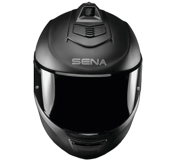 SENA Momentum Pro Dual Bluetooth Camera Helmet Matte Black MD MO-PRO-MB-M-01