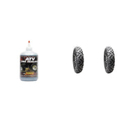Set of 2 Power Grip V2 Di2039 Radial Front Tires 27x9R-14 6-ply with Sealant