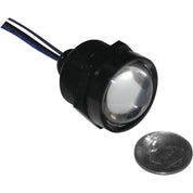 Letric Lighting Royal Flush Mount G2 LED 3-Wire, 1", Black/Red/Amber