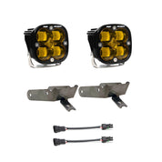 Baja Designs Fog Pocket Light Kit Squadron Series SAE Pattern Baja Amber Lens 630822