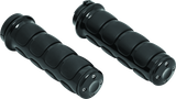 Kuryakyn Black ISO Grips Without Throttle Boss Dual Cable 6320