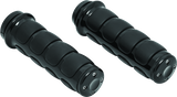 Kuryakyn Black ISO Grips Without Throttle Boss Throttle-By -Wire 6321