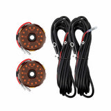 KC HiLiTES Two-Light Add-On Cyclone V2 Kit - Amber - 5.0 Meters Long 6336