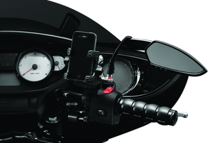 Kuryakyn Black ISO Universal Grips 1in Bars 6340