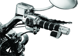 Kuryakyn Chrome ISO Grip With Contoured Throttle Boss Throttle-By-Wire 6343