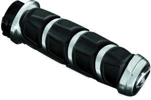 Kuryakyn Chrome Kinetic Grips Dual Cable 6350