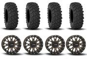 System 3 ST-3 Simulated Beadlock Bronze 20" Wheels And XTR370 Tires [35x10-20]