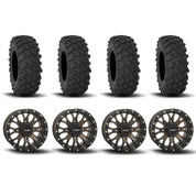 System 3 ST-3 Simulated Beadlock Bronze 20" Wheels And XTR370 Tires [35x10-20]
