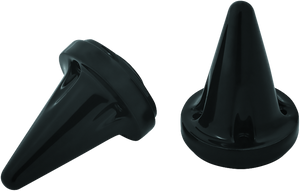 Kuryakyn Black Stiletto End Caps Grips 6359