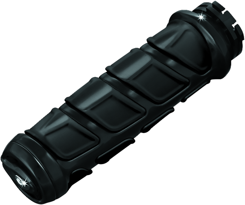 Kuryakyn Gloss Black Kinetic Grips 6368
