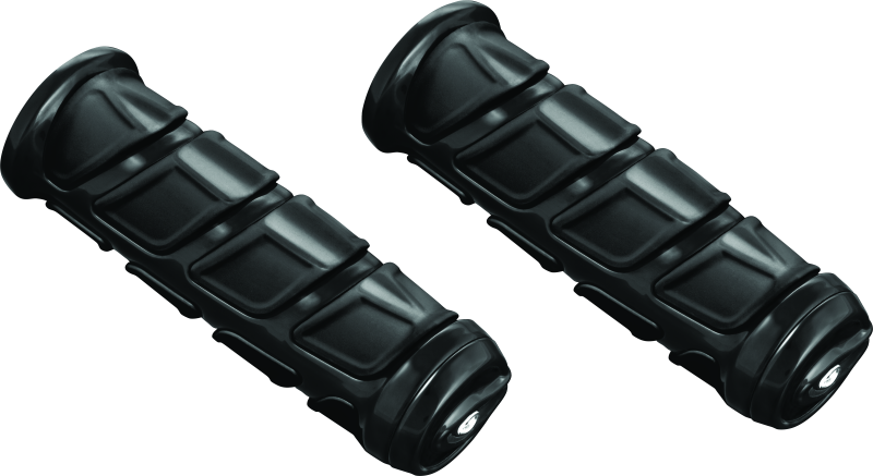 Kuryakyn Gloss Black Kinetic Grips Universal 1in 6373