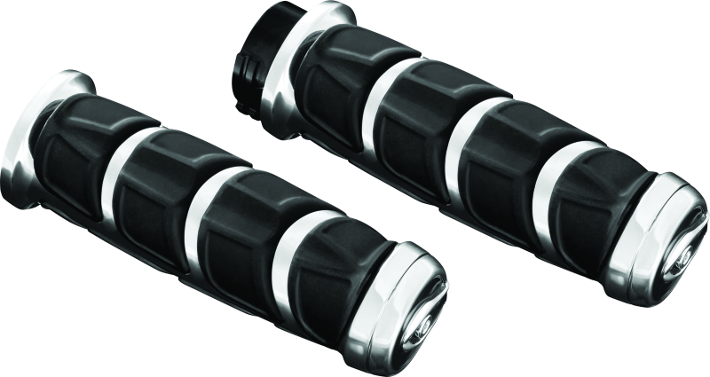 Kuryakyn Chrome Kinetic Grips Metric 6375