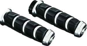 Kuryakyn Chrome Kinetic Grips Metric 6375