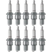 Set of 10 NGK Standard Spark Plugs for Suzuki GT750 1974-1972 Engine 750cc