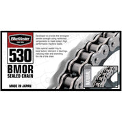 530 BMOR Chain Natural,Front & Rear Sprocket Kit GSX600F Katana 1992-1997 For Su