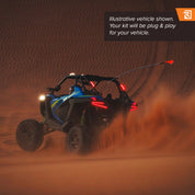 Ravek Plug n Play Red Brake And Run Light Kit - RZR Pro R 64-501