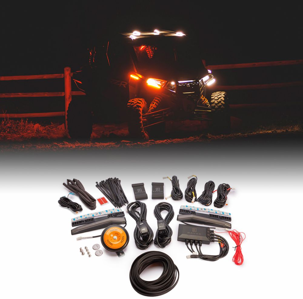 Ravek Auto-Cancel Turn Signal Kit With White Running Lights - RZR 64-507