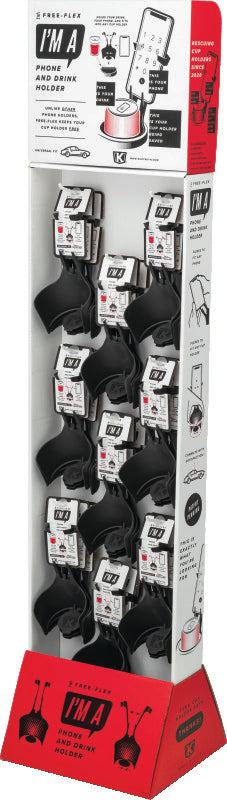 Kuryakyn Free-Flex Cup/Phone Holder 27-Count Display 6458