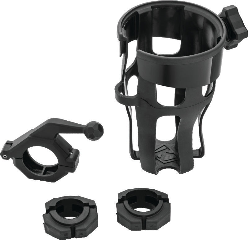 Kuryakyn Black Reflex Drink Holder With Bar Mount Universal 6483
