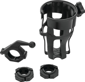 Kuryakyn Black Reflex Drink Holder With Bar Mount Universal 6483