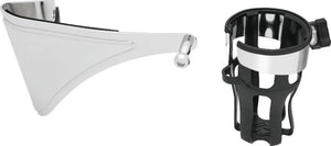Kuryakyn Chrome Reflex Passenger Drink Holder Right-Side Mount 6486