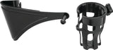 Kuryakyn Gloss Black Reflex Passenger Drink Holder Right-Side Mount 6487
