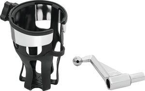 Kuryakyn Chrome Reflex Drink Holder Passenger Mount 6490