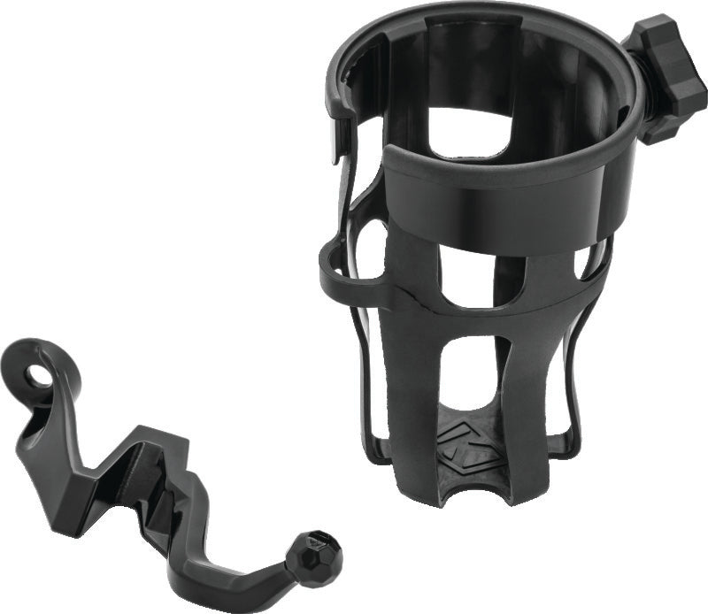 Kuryakyn Black Reflex Drink Holder Passenger Mount 6493