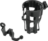 Kuryakyn Black Reflex Drink Holder Passenger Mount 6493