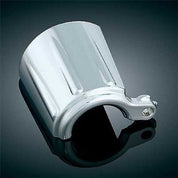 Kuryakyn Chrome Inner Primary Cover Front Extension w/ 8294 Accent Trim Harley