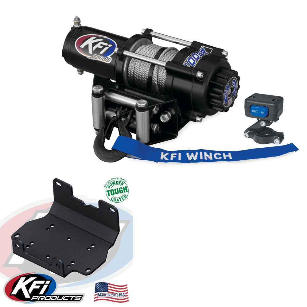 KFI 2500 lb Winch And Optional Mount
