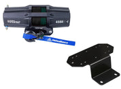 Viper V2 UTV Winch Kit 3500 lb Standard Spool With 40 Feet Black Synthetic Rope With Mount For Yamaha Rhino 450/660/700 2006-2011