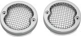 Kuryakyn Chrome Mesh Turn Signal Bezels 3-1/4in 6513