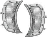 Kuryakyn Chrome Mesh Headlight Vent Accents 6518