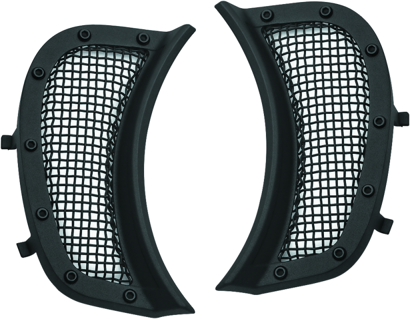 Kuryakyn Black Mesh Headlight Vent Accents 6519