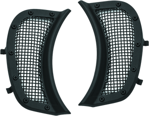 Kuryakyn Black Mesh Headlight Vent Accents 6519