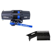 Viper V2 ATV Winch Kit 4500 lb Standard Spool With 40 Feet Black Synthetic Rope With Mount For Honda Foreman 500 2005-2006