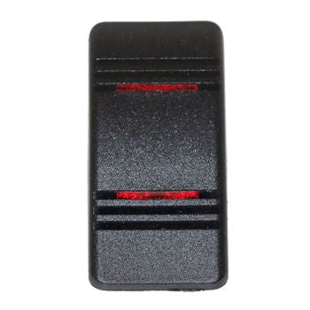 Pro Marine Black Actuator 2 Slit Red Lens 6644321
