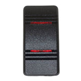 Pro Marine Black Actuator 2 Slit Red Lens 6644321