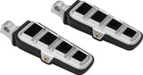 Kuryakyn Silver Dillinger Pegs With Male-Mount Adapter 6666