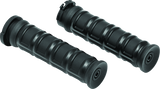 Kuryakyn Silver Dillinger Grips Dual Cable 6672