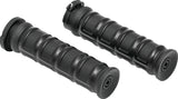 Kuryakyn Satin Black Dillinger Grips Dual Cable 6673