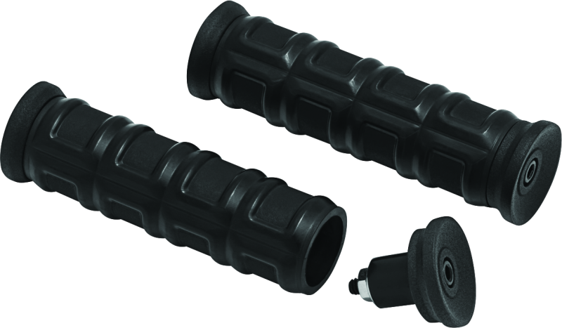 Kuryakyn Black Dillinger Grips 7/8in Universal 6679