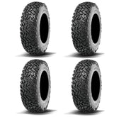 Full Set Of Maxxis Workzone Bias (6 Ply) UTV Tires 26x9R-12 (4)