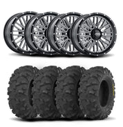 ITP Momentum 15" Machined Black Wheels And Blackwater Evolution Tires [32x10-15]