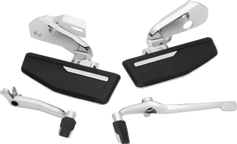 Kuryakyn Chrome Omni Driver Floorboards 6752