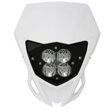 Baja Designs Headlight Kit White Shell XL80 Series Spot Pattern Clear Lens 677000