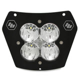 Kit de faros delanteros Baja Designs Serie XL80 con patrón de puntos y lente transparente 677002